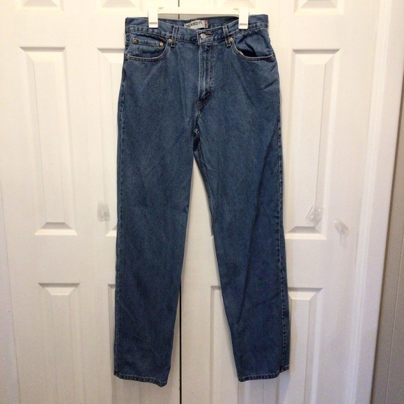 Levi’s Mens 550 Relaxed Fit Medium Wash Tapered Leg Jeans Size 34x36 (J8) - Picture 1 of 8